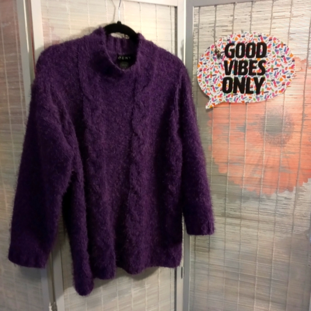 CENY Purple Cozy Sweater - Medium
